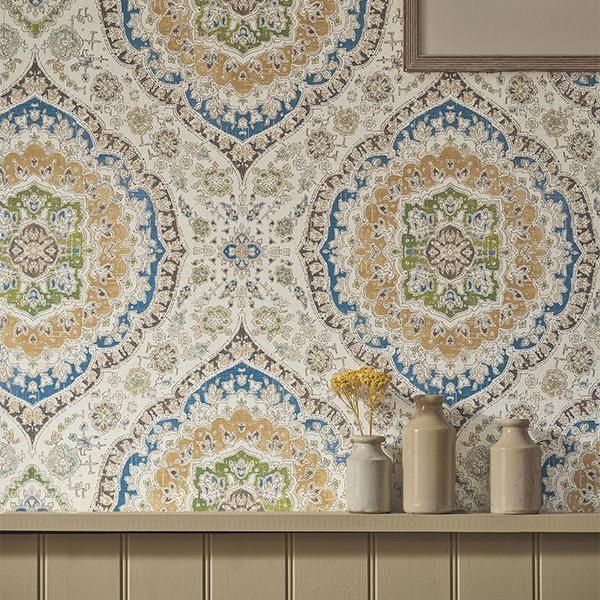 �ڳ�������ʡ�͢���ɻ� ��HONFLEUR WALLPAPERS�� -Karabali- Nina Campbell�ʥ����ꥹ�ˡ�52cm�ҡ�9m����