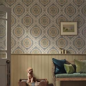 �ڳ�������ʡ�͢���ɻ�<b>��HONFLEUR WALLPAPERS��</b>-Karabali- Nina Campbell�ʥ����ꥹ�ˡ�52cm�ҡ�9m����