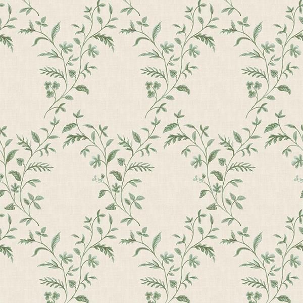 �ڳ�������ʡ�͢���ɻ� ��HONFLEUR WALLPAPERS�� -Hollingbourne Trellis- Nina Campbell�ʥ����ꥹ�ˡ�52cm�ҡ�9m����