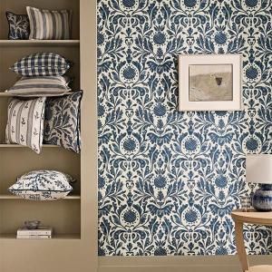 �ڳ�������ʡ�͢���ɻ�<b>��HONFLEUR WALLPAPERS��</b>-Castellane- Nina Campbell�ʥ����ꥹ�ˡ�52cm�ҡ�9m����