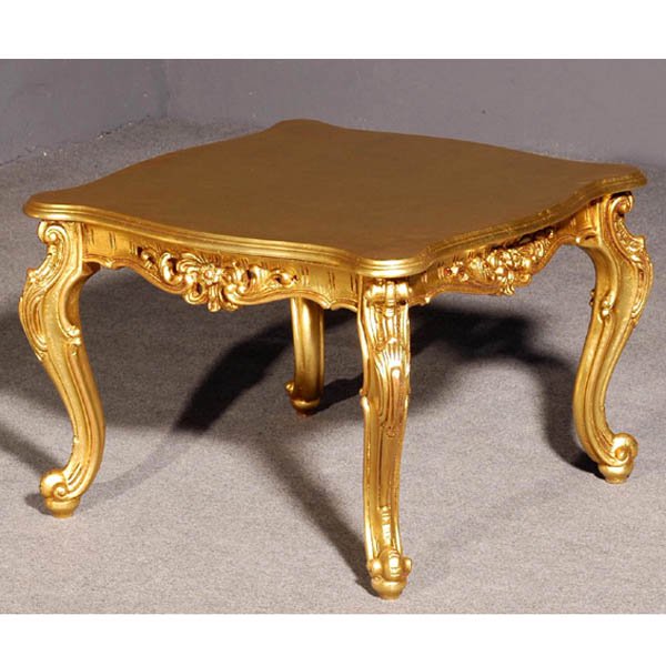 イタリア製 高級輸入家具【BROGIATO】ゴールドサイドテーブル