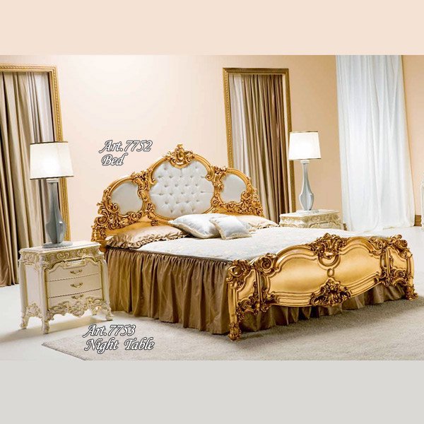 イタリア高級輸入家具【SILIK－シリック】PANDORA シリーズ ベッドのみ