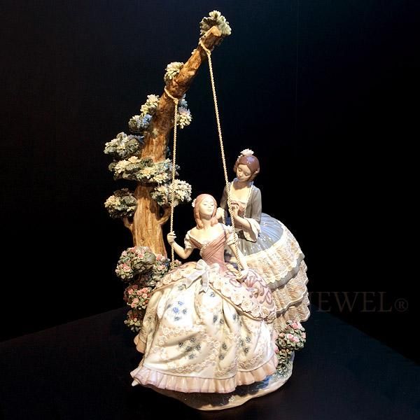 【新品未使用】リヤドロ LLADRO リース(直観の愛/フクロウ)LLADRO