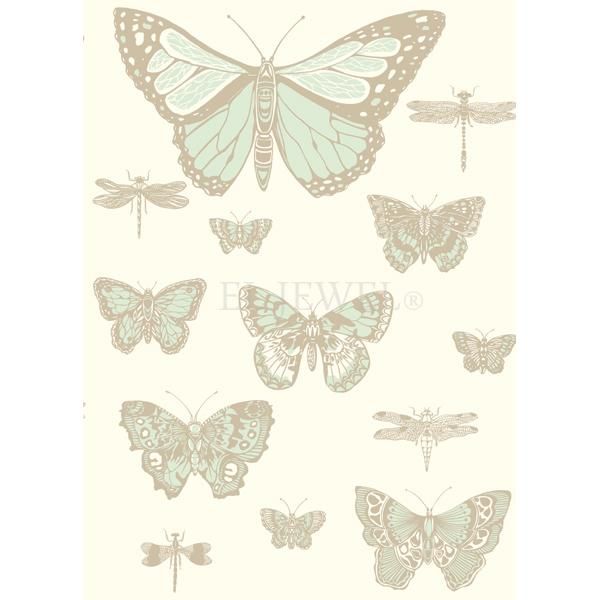 㳤ʢ͢ɻ ڥꥹCole&Son BUTTERFLIES&DRAGONFLIES եۥ磻ȡߥ꡼ 52cmҡ10m