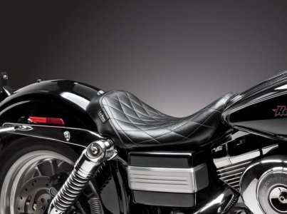 ラペラ ベアボーンソロシートGEL ダイナ06〜 ホワイト系 オートバイ