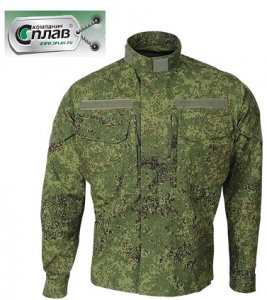 売りオーダー ロシア軍 SPLAV製 コンバットシャツ デジタルフローラ