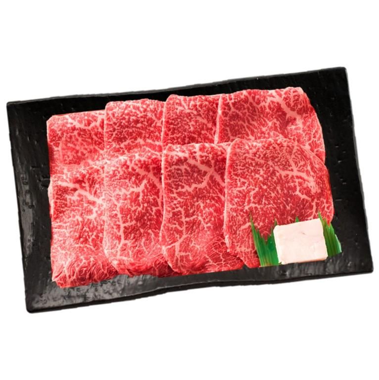 焼肉用(A4等級以上)　黒毛和牛　赤身モモ　500g～　【冷凍】