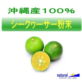 沖縄産100%シークヮーサー粉末パウダー500g(100gx5)