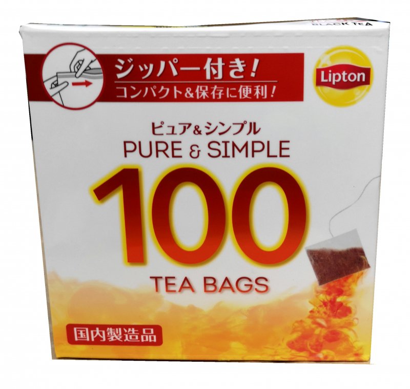 4年保証』 リプトン紅茶 ピュアシンプルティーバッグ 100袋×3個
