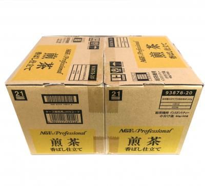 AGF Professional 給茶機用インスタントティー 煎茶 香ばし仕立て60g×10袋×2箱 | ケース販売 - 粉末茶 業務用茶  こだわりのお茶屋 石原園