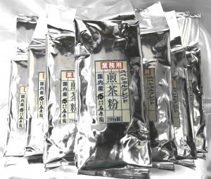 業務用 徳用粉茶　（750g×10)　　 (国内産茶葉)【ケース販売】
