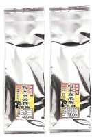  粉末玄米茶 500g×2本入=1kg(国産茶葉100%使用)【商品代金+レターパックプラス送料込】