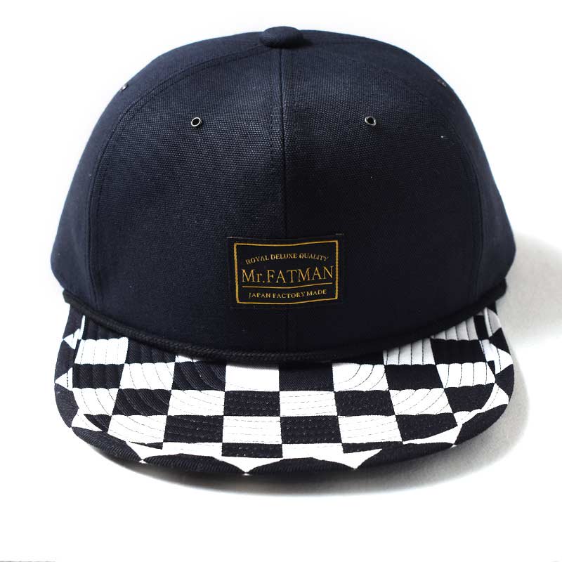 新版 Tracker 【極美品】Mr.FATMAN Cap チェッカー WTFLG キャップ