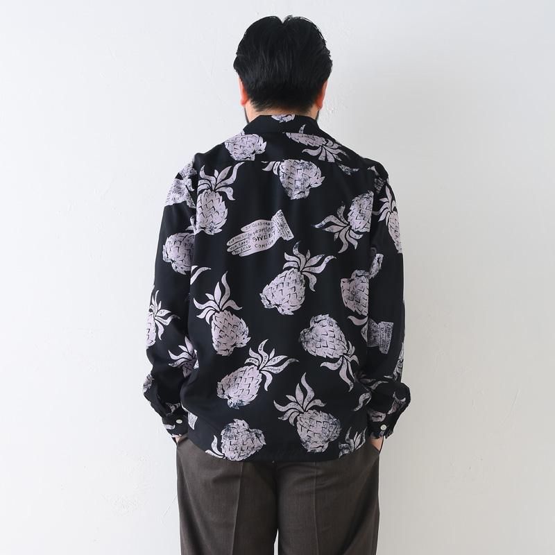 BY GLAD HAND バイ グラッド ハンド シャツ PINEAPPLE HAND L/S
