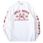 IDLE HOUR Original L/S T-Shirts - WHT