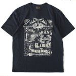 BY GLAD HAND バイ グラッド ハンド GLADWELL - S/S T-SHIRTS BK Tシャツ