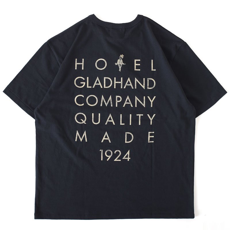 BY GLAD HAND バイ グラッド ハンド EMPIRE ROOM - S/S BK Tシャツ