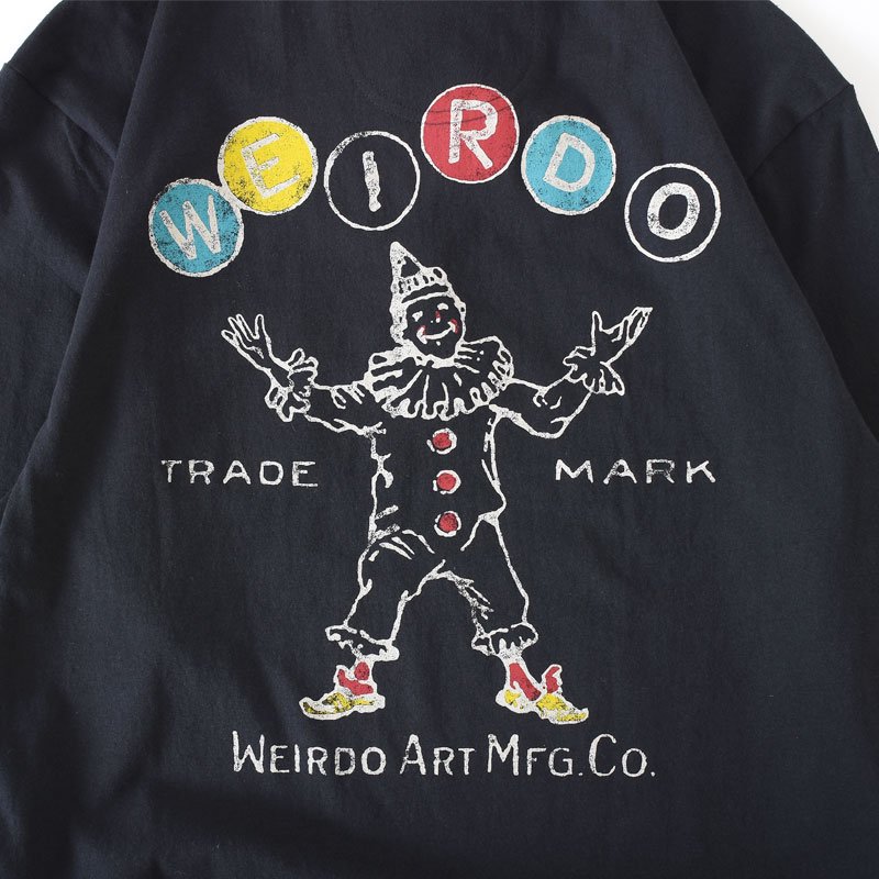 WEIRDO ウィア－ド ロンT CLOWN - L/S T-SHIRTS BLACK | ヴィンテージ