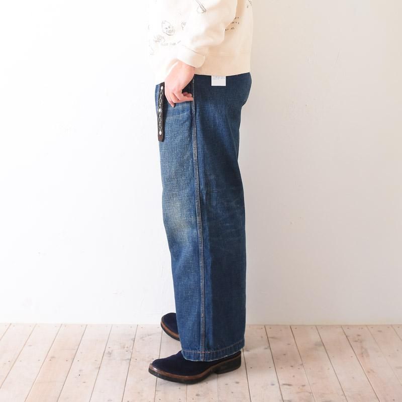 BY GLAD HAND バイ グラッド ハンド LIZZY - DENIM TROUSERS