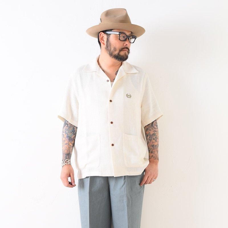 BY GLAD HAND バイ グラッド ハンド EMPIRE ROOM - MESH S/S SHIRTS IV