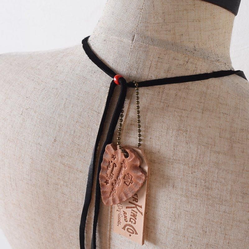 Rooster King & Co ルースターキング Leather Feather Beads