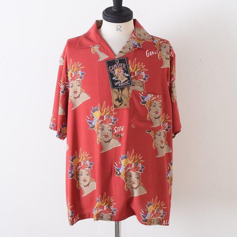 トップス GANGSTERVILLE/CARMEN - S/S SHIRTS GANGSTERVILLE | CARMEN - S/S SHIRTS RED - GENBA ONLINE STORE