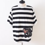 POP EYES ݥåץ FUNNY CAT BORDER EASY TEE SHIRT SS ܡ T