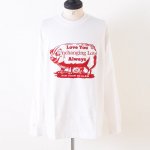 UNCHANGING LOVE 󥸥󥰥 UCL PIGS NOSE TEE SHIRT LS WHT T