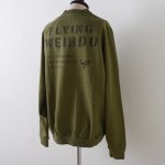 WEIRDO ݥ  LUCEBER 롼С FLYING WEIRDO - CREW NECK SWEAT KHAKI å