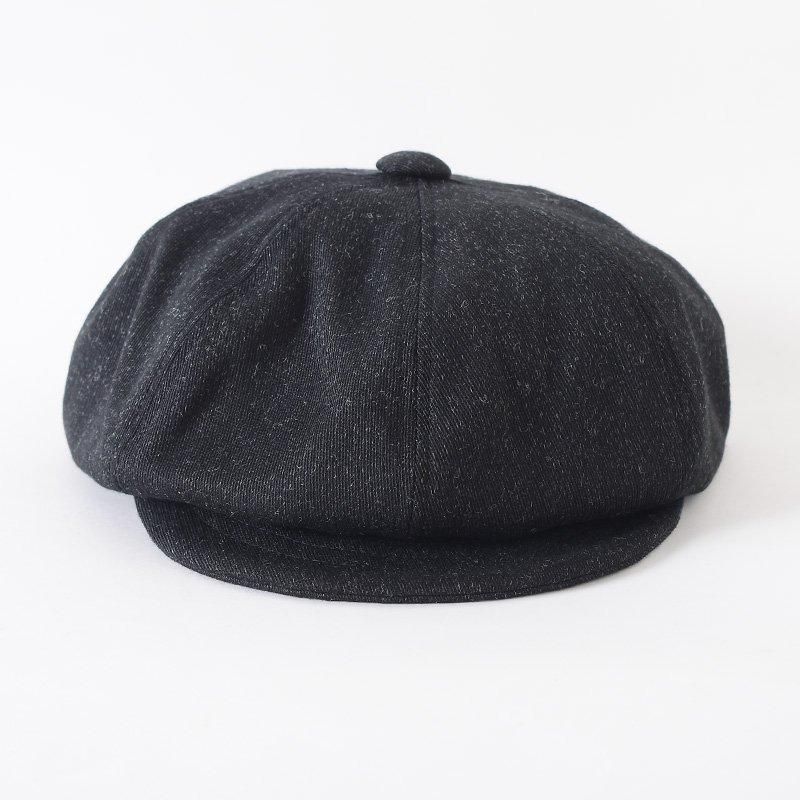 【MRFATMAN】KEATON NEWSBOY CAP Mr.FATMAN ニュースボーイキャップ | ブラック - GENBA ONLINE STORE