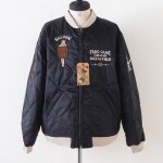 GANGSTERVILLE 󥰥ӥ TIGER ALLEY - QUILTING JACKET BK ƥ󥰥㥱å