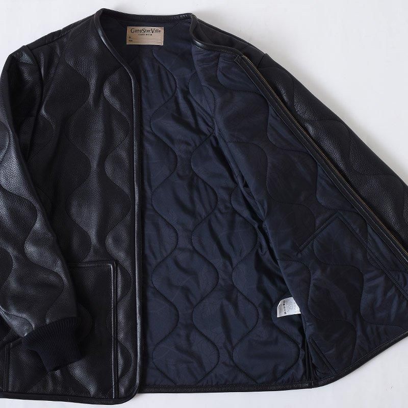 GANGSTERVILLE | レザーキルティングジャケット - GENBA ONLINE STORE