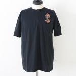 WEIRDO ݥ RED WRD - S/S HENRY T-SHIRTS BLK إ꡼ͥå T