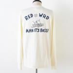 WEIRDO ݥ RED WRD - L/S HENRY T-SHIRTS WHT إ꡼ͥå T GENBA