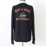 WEIRDO ݥ RED WRD - L/S HENRY T-SHIRTS BLK إ꡼ͥå T GENBA