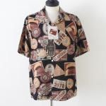 BY GLAD HAND Х å ϥ LUGGAGE LABEL - S/S SHIRTS  BLK
