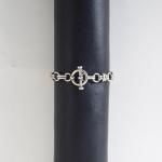 <img class='new_mark_img1' src='https://img.shop-pro.jp/img/new/icons14.gif' style='border:none;display:inline;margin:0px;padding:0px;width:auto;' />Vintage TAXCO Silver Brass Bar Link BRACELET 08 ơ  ֥쥹å