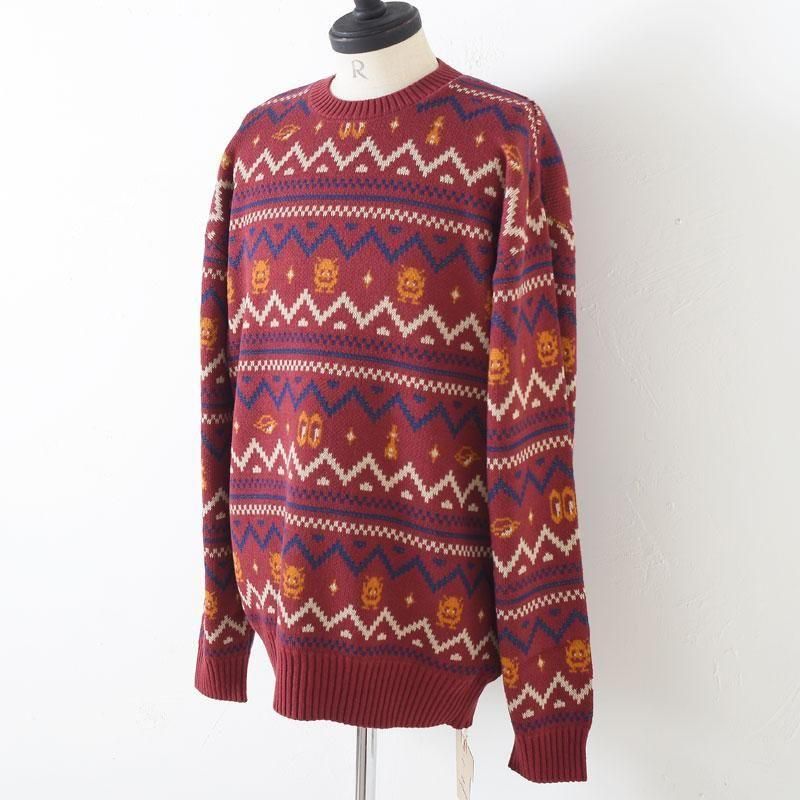 WEIRDO ウィア－ド | LOOK INVADING セーター - GENBA ONLINE STORE