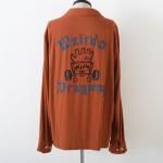 WEIRDO ݥ DRAGWAY - L/S SHIRTS BRICK