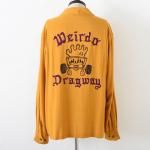 WEIRDO ݥ DRAGWAY - L/S SHIRTS MUSTARD