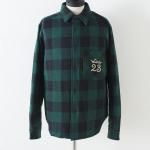 WEIRDO ݥ Weirdo - L/S QUILTING CHECK SHIRTS GREEN ƥ ͥ ĥ㥱å