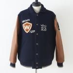 WEIRDO ݥ Weirdo - STADIUM JACKET NAVY 