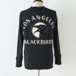 OLD CROW    BLACKBIRDS - L/S HENRY T-SHIRTS BK إ꡼ ޥ