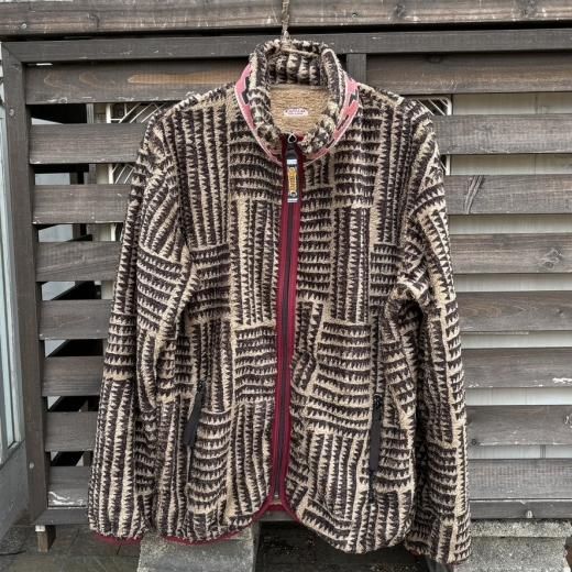 KAPITAL]ハクソーブロック柄フリース ZIPブルゾン - TAKE FIVE