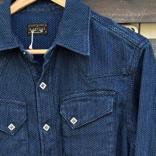 KAPITAL]IDG道着キャンバスハスキーウエスタンシャツ - TAKE FIVE