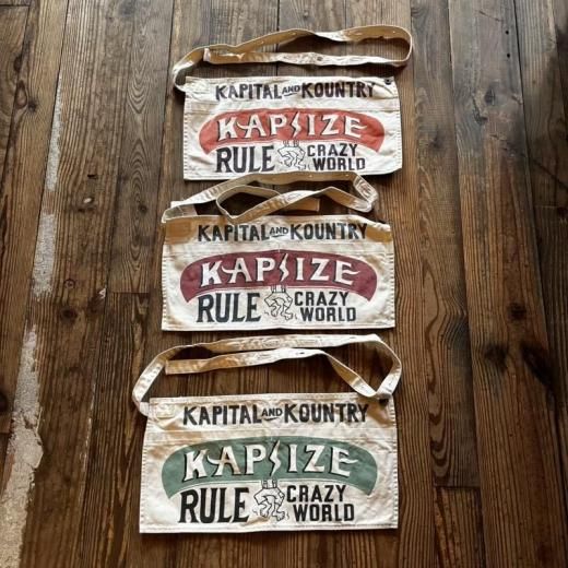 KAPITAL]キャンバスショートアドエプロン(KAPSIZE RULEpt