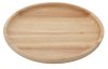 木製ラウンドディッシュＭ ボヌール ラバーウッド材 19×19×1.8cm