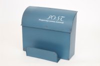 メタルポストボックス （カラー２色対応 ブルー/レッド）