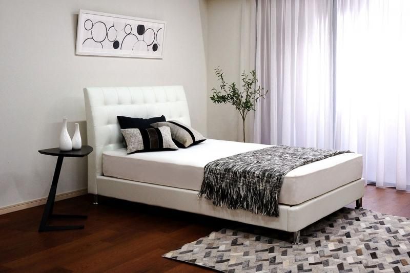 フランスベッド】ベッドフレーム・IQ アシュフォード（PVCレザー