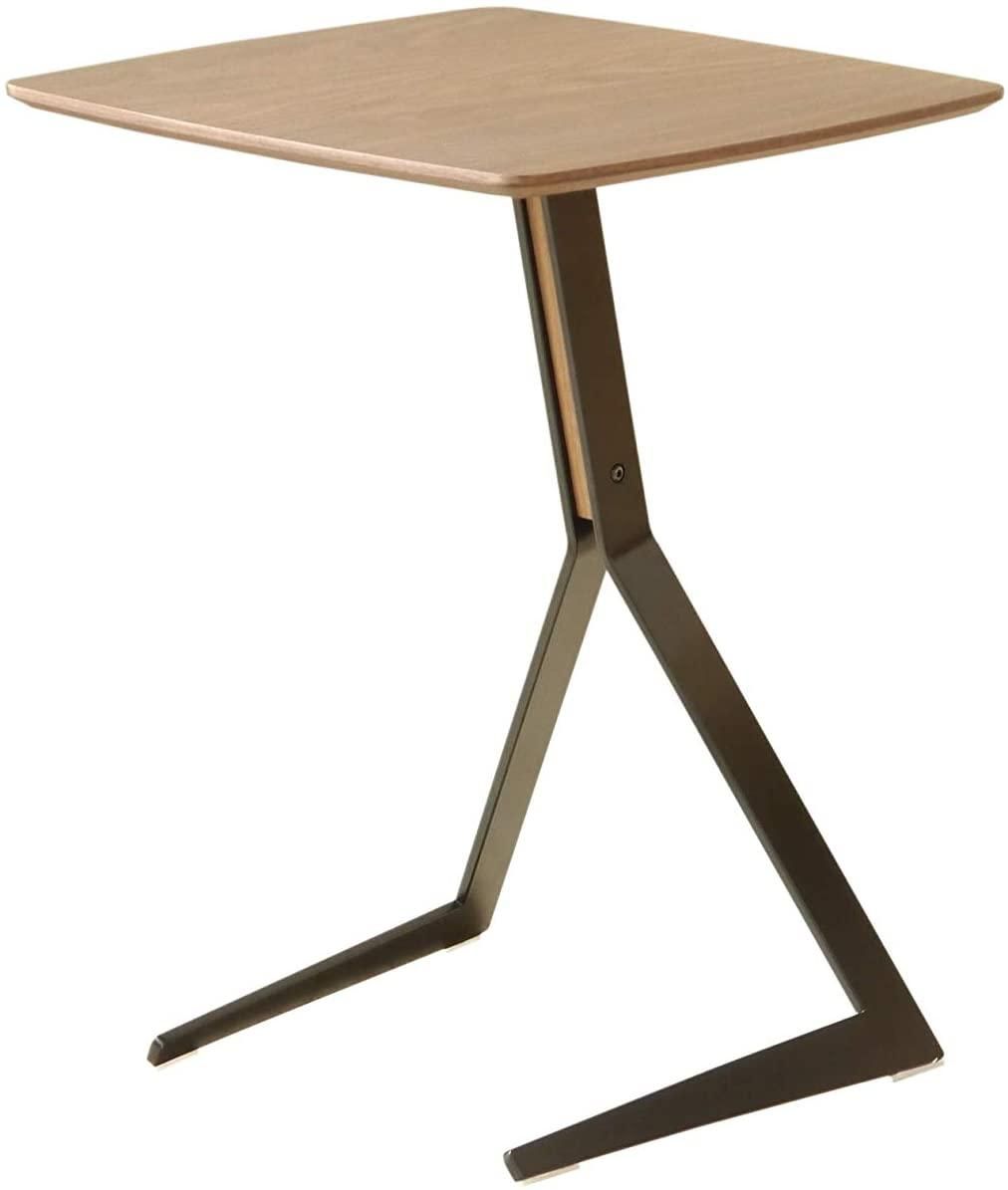 ガルト フェイ サイドテーブル ウォールナット突板×スチール